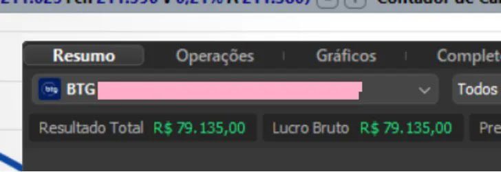Resultado de aluno: R$ 79.135,00